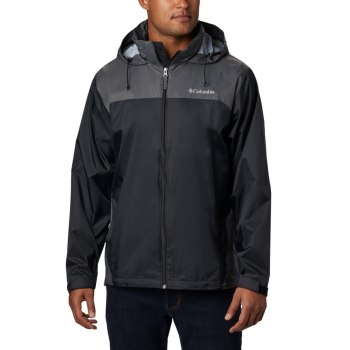 Columbia Glennaker Lake Rain, Chamarras Negros Grises Oscuro Para Hombre | 936514-UXS